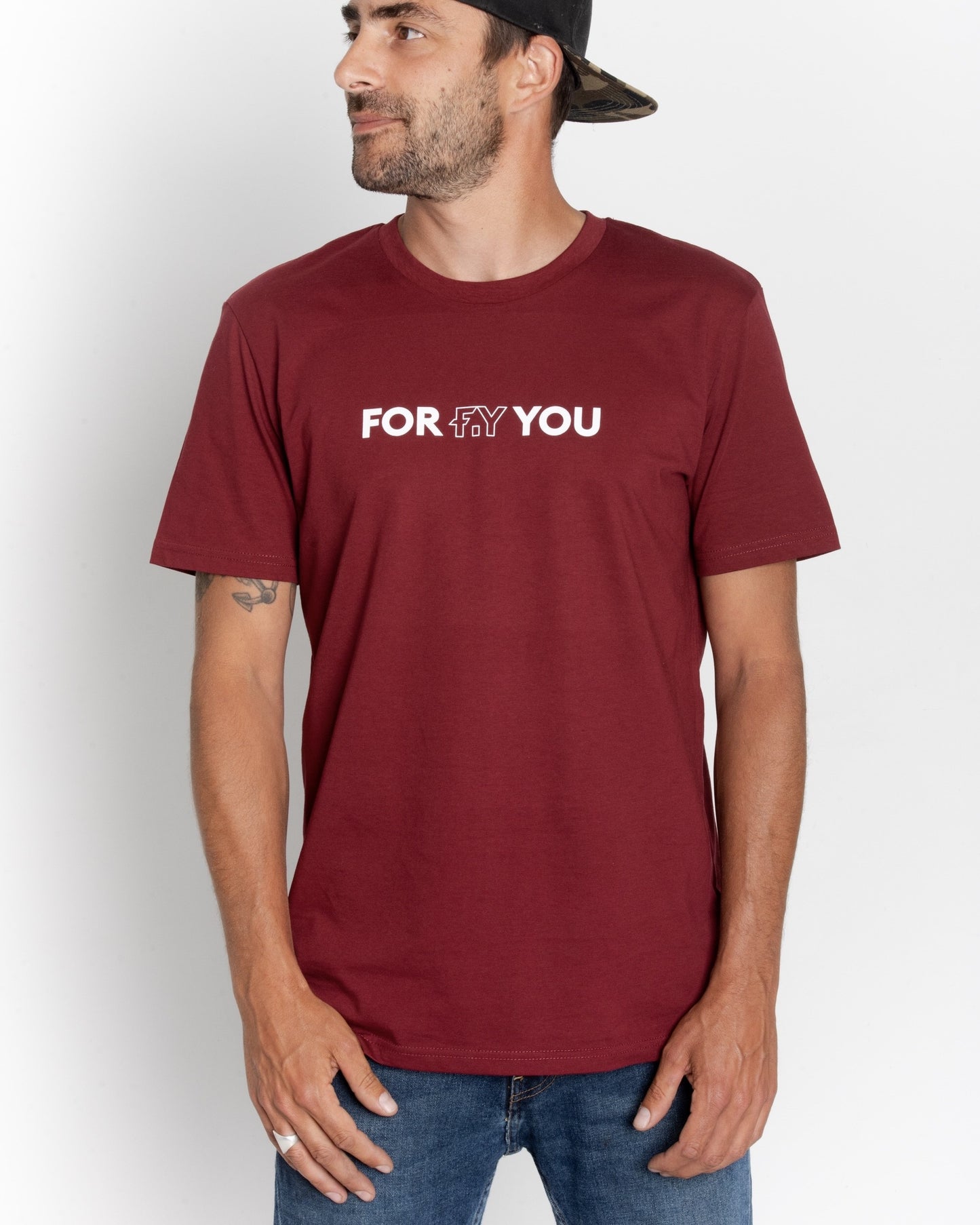 T-shirt FOR YOU Bordeaux