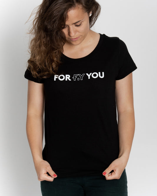 T-shirt FOR YOU - Femme - Noir