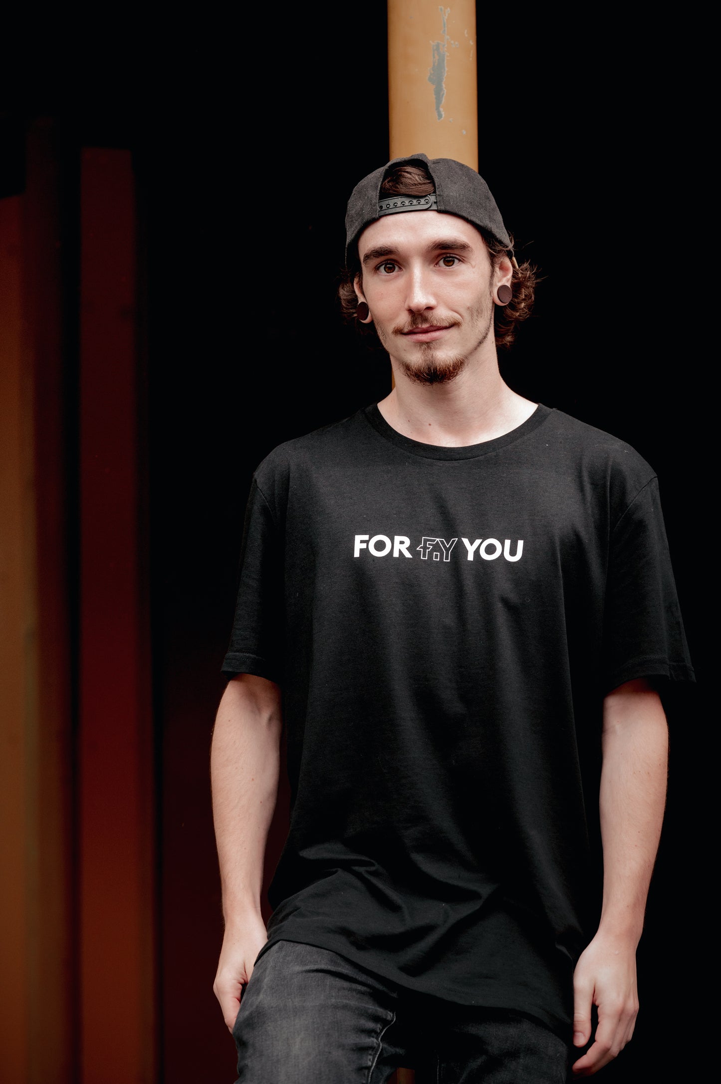 T-shirt FOR YOU Noir